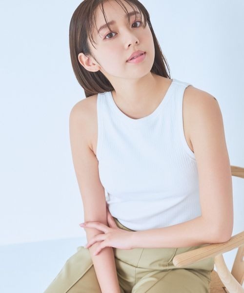 mysty woman タンクトップ ノースリーブ アメスリカップツキ