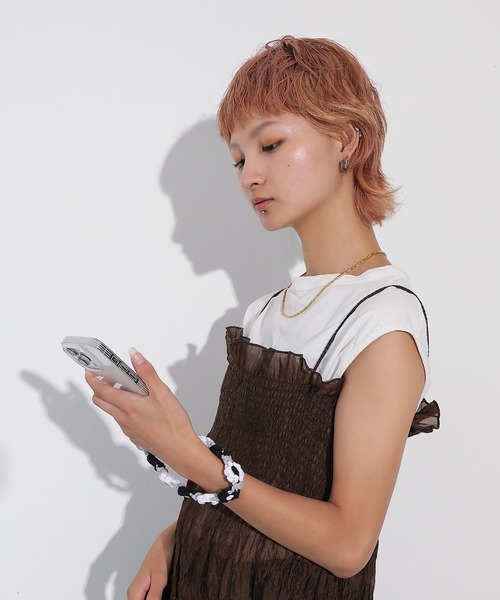 もこもこフラワー スマホ ショートストラップ : ZOZOTOWN Yahoo!店