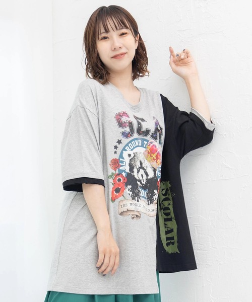 新品☆/ScoLar/スカラー/七分袖/チュニック/カットソー/Mサイズ 楽天市場】スカラー Scolar 新作 スカラーちゃんの夢の中柄