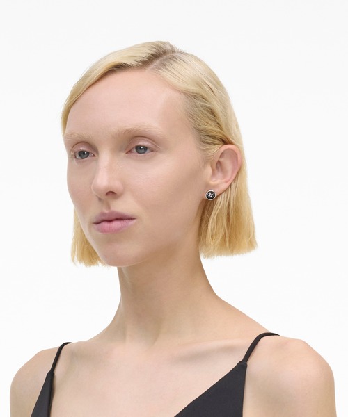 【MARC JACOBS】ボタンスタッド ピアス Marc Jacobs Button ピアス | ゴールドトーン | FARFETCH JP