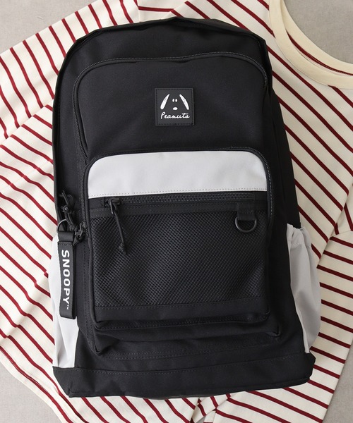 SNOOPY（スヌーピー） リュック ポリエステル バイカラー フェイス