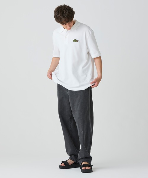 LACOSTE半袖ポロシャツ LACOSTE ポロシャツ L.12.12ルーズフィット ドロップショルダー