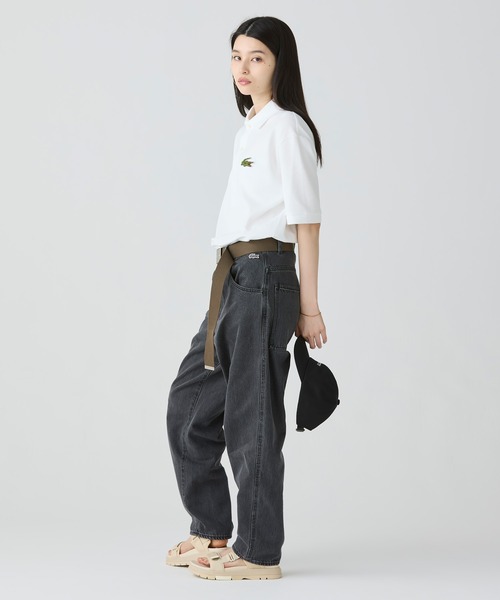 新品未使用　ラコステ　 L.12.12ルーズフィット　ポロシャツ半袖 LACOSTE｜L.12.12ルーズフィット ドロップショルダー 鹿の子半袖