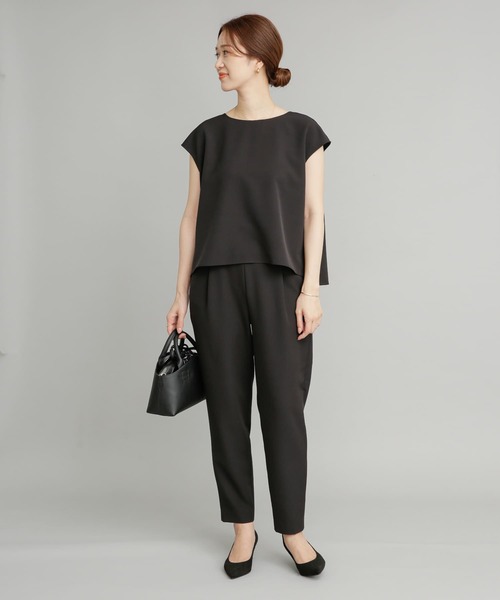 URBAN RESEARCH DOORS」 セットアップ ONE ブラック レディース 