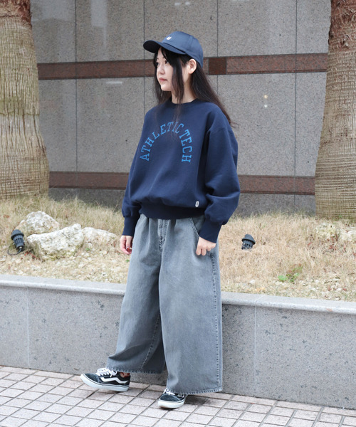 美品 Brocanteブロカント ダークデニム ワイドパンツ 2 Brocante ワイドパンツ ジーンズ デニム デニムパンツ 「Brocante