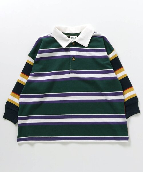 ちぇ今期2024秋冬MAISON SPECIAL マルチボーダーポロシャツ MAISON SPECIAL - 【残り一点】Multi Border Polo Shirt