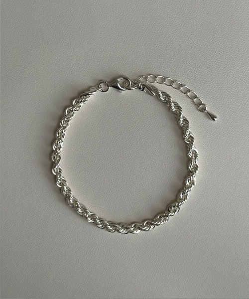 whoseA（フーシー） ブレスレット 「silver925」RopeChainBracelet