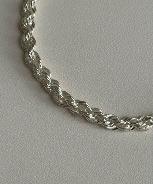 ブレスレット 「silver925」RopeChainBracelet/ ロープチェーン ブレスレット メンズ レディースの画像