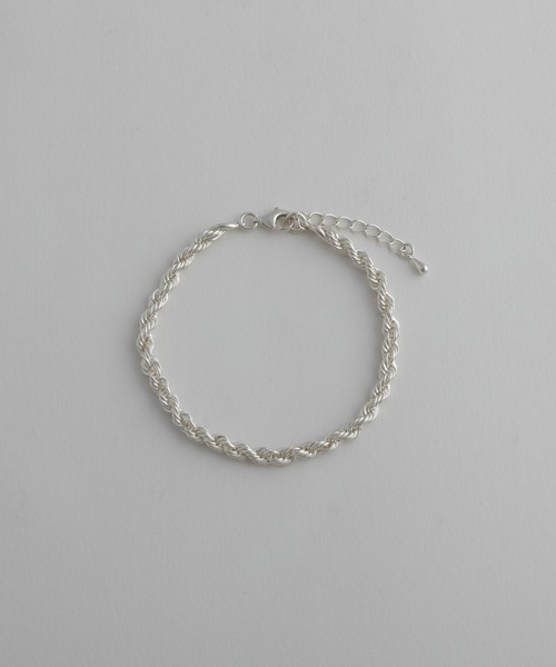 ブレスレット 「silver925」RopeChainBracelet/ ロープチェーン ブレスレット メンズ レディースの画像