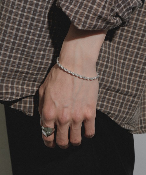whoseA（フーシー） ブレスレット 「silver925」RopeChainBracelet