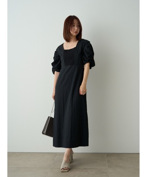 ✨新品✨ FRAY I.D フレイアイディー 半袖ワンピース ホワイト サイズ1 FRAY I.D 「FRAY I.D」 半袖ワンピース 1 ホワイト レディース