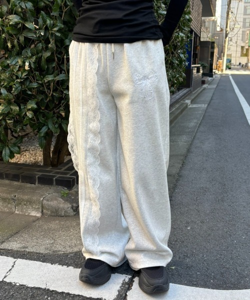 kisstheclub レース　スウェットパンツ fit=scale-down,w=1200