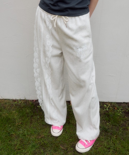 kisstheclub レース　スウェットパンツ fit=scale-down,w=1200