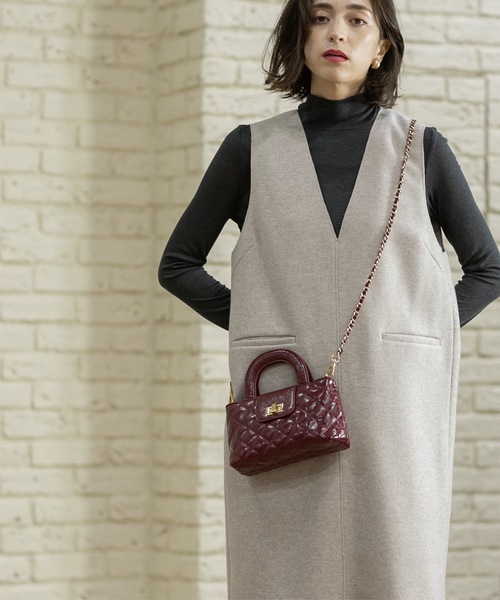 OPAQUE.CLIP（オペークドットクリップ） ワンピース ウールライク