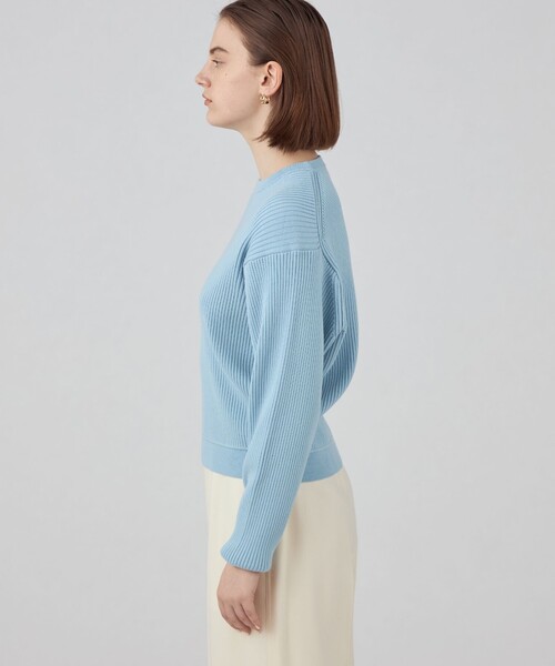 Ballsey - 【美品】Ballsey ボールジー ニット ネイビー 紺 サイズ:S(9号) / スーパーエクストラファインウール リブ タートルネック プルオーバー / ニット 長袖 ハイゲージ / トップス セーター【レディース】【中古】 美品】Ballsey ボールジー ニット ネイビー 紺 サイズ:S(9号