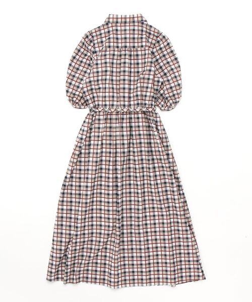 BLUE LABEL CRESTBRIDGE 半袖ひざ丈ワンピース 36 BLUE LABEL CRESTBRIDGE 「BLUE CRESTBRIDGE」 半袖ワンピース