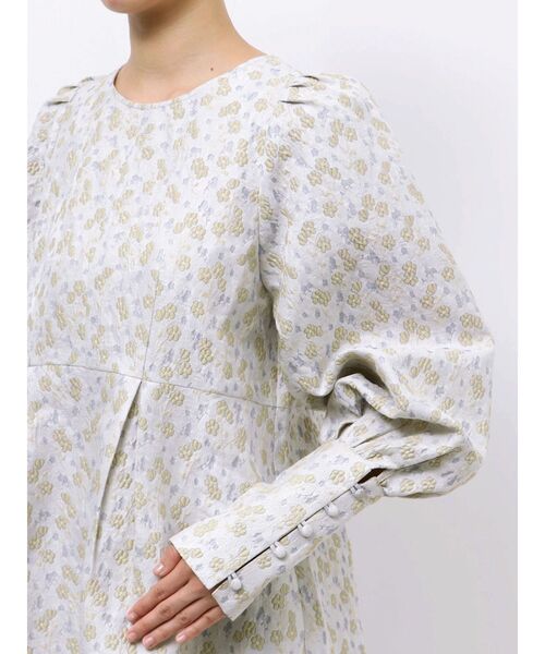 新品　merryjenny floralフレアミニワンピース ブルー メリージェニー merry jenny ワンピース （ブルー