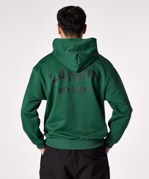 【タグ付き】LANVIN　パーカー　ボンディング　大きいサイズ　XL相当 Lanvin Purple Future Edition Baggy Hoodie Lanvin