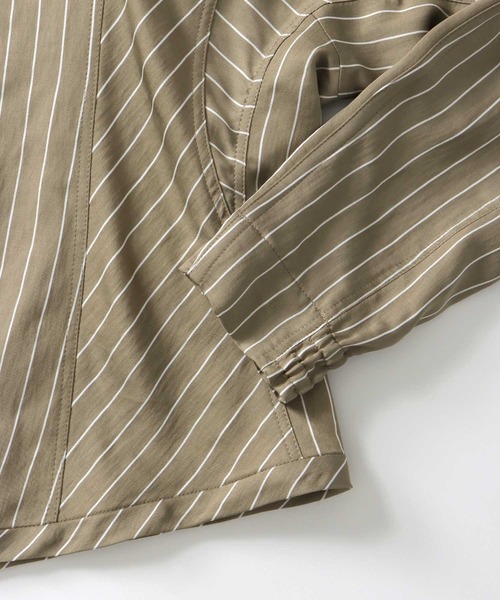 DRESSLAVE（ドレスレイブ） ブラウス シャツ asymmetry hem pinstripe