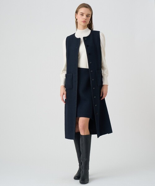 ANAYI（アナイ） ワンピース 「セットアップ対応商品」ラメスラブ