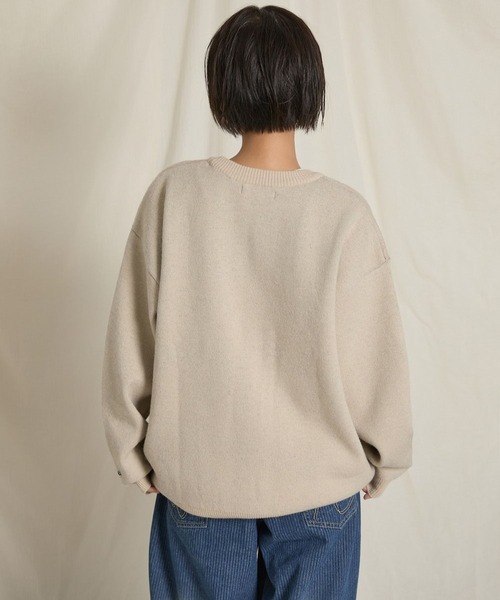 ニット セーター 「UNISEX」Wai Kei／MLTSアーガイルニット レディース メンズ WaiKei ニット セーター 「UNISEX」Wai Kei／MLTSアーガイル
