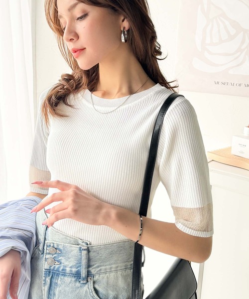 classicalelf（クラシカルエルフ） tシャツ 半袖 大人フェミニンな透け