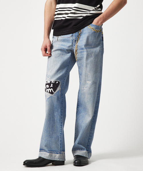 5351 POUR LES HOMMES ジーンズ 「40周年」RYOYA スタイリング ワイド