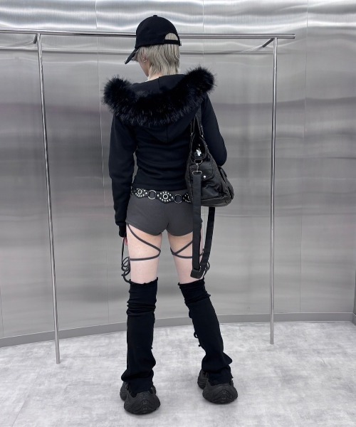 パーカー 「nmtc+」fur zip up hoodie / 「エヌエムティーシープラス