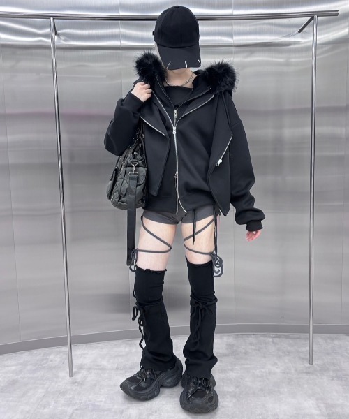 パーカー 「nmtc+」tight zip up hoodie レディース パーカー 「nmtc+」fur zip up hoodie レディース : ZOZOTOWN