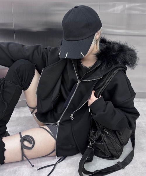 パーカー 「nmtc+」fur zip up hoodie / 「エヌエムティーシープラス