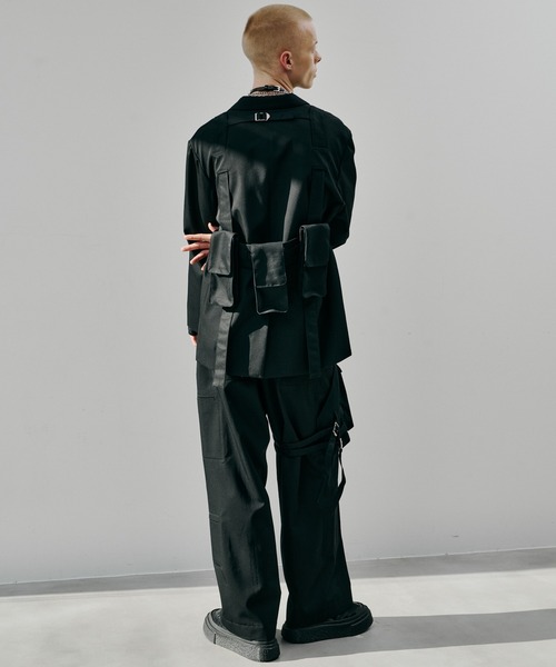 ジャケット テーラードジャケット 入学式 卒業式 AIVER Atelier Made　高密度ギャバハーネステーラードジャケット メンズ レディースの画像