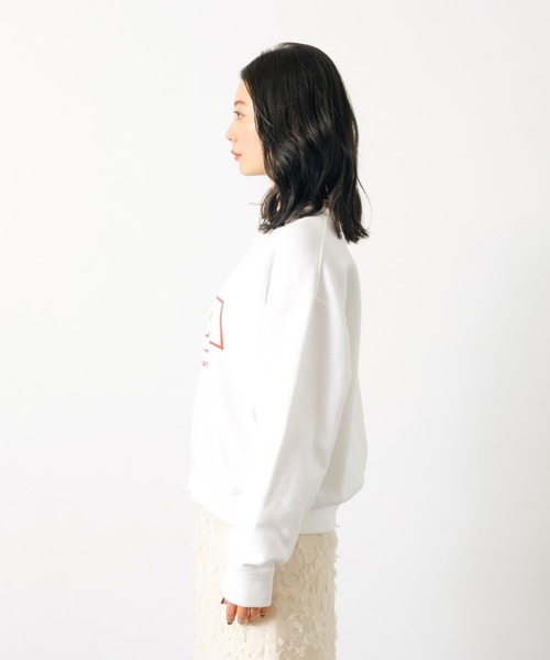 MARNI マルニ トレーナー FUMU0074PP USCW96 レディース スウェットシャツ ロゴプリント クルーネック 長袖 コットン LOW02 MARNI マルニ トレーナー FUMU0074PP USCW96 レディース
