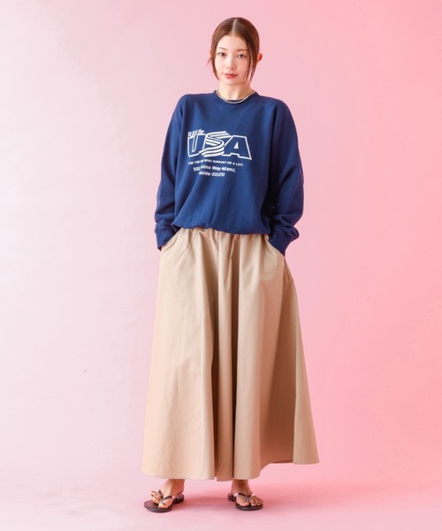 トレーナー スウェット 「JHANKSON x Le Melange」グラフィックトレーナー / クルー スウェット「WEB限定」 レディース メンズ トレーナー スウェット 「JHANKSON x Le Melange」グラフィック