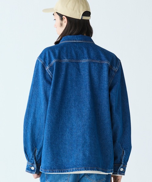 LACOSTE（ラコステ） シャツ ヘビーオンスデニムジャケット メンズ