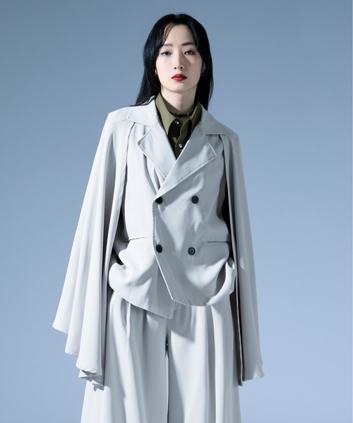 Ellno Loset（エルノロゼット） コート ジャケット ノーブルトロミ 