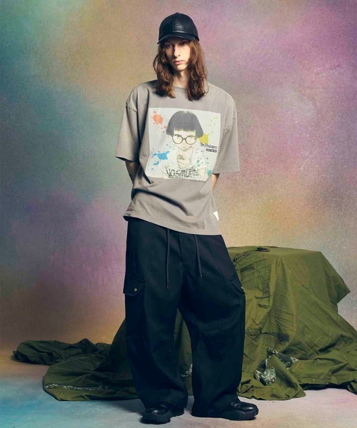 パンツ Maison Special Chambray Wool cargo UNISEX》4 Colors Chambray Washable Wool Prime-Wide Cargo