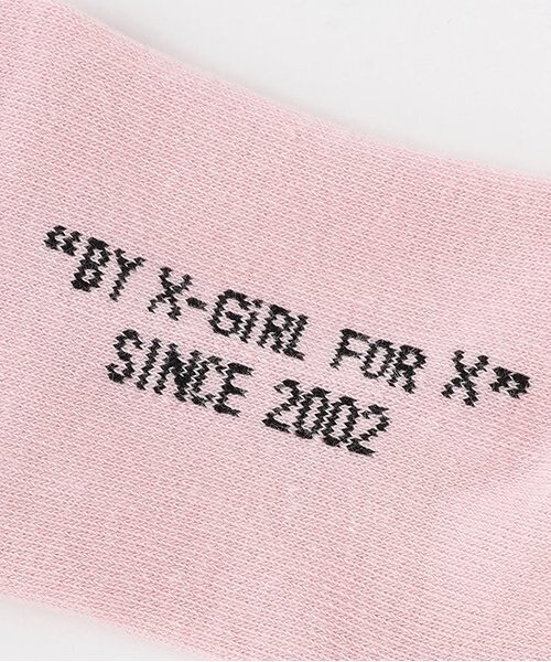 ❤︎からぐ❤︎ X-girl Stages 靴下 立体ハートロゴショートソックス キッズ