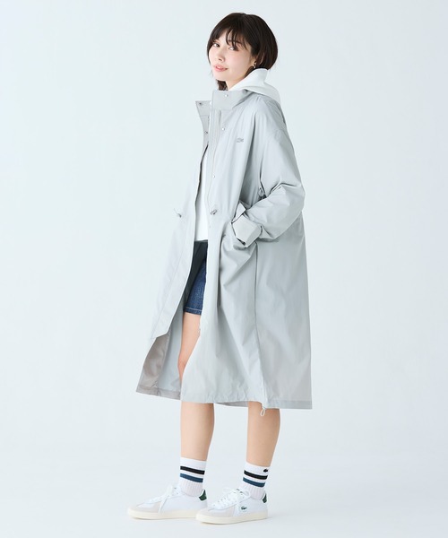 LACOSTE（ラコステ） トレンチコート コート 撥水 ナイロンタフタ