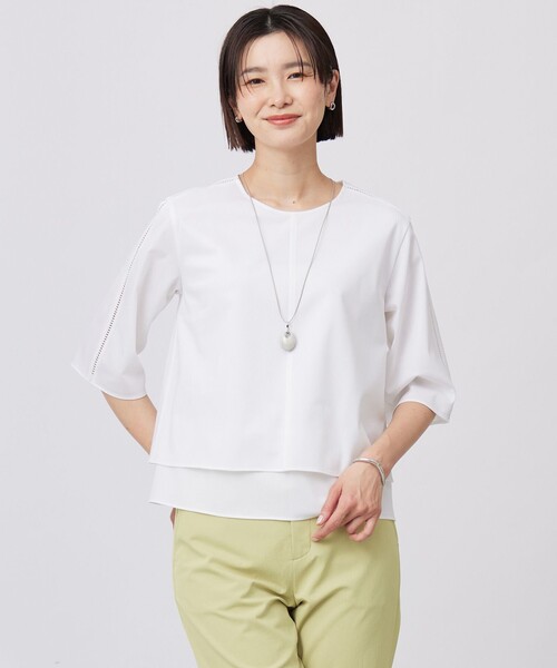 J.PRESS tシャツ 「洗える」トリコットジャージー カットソー