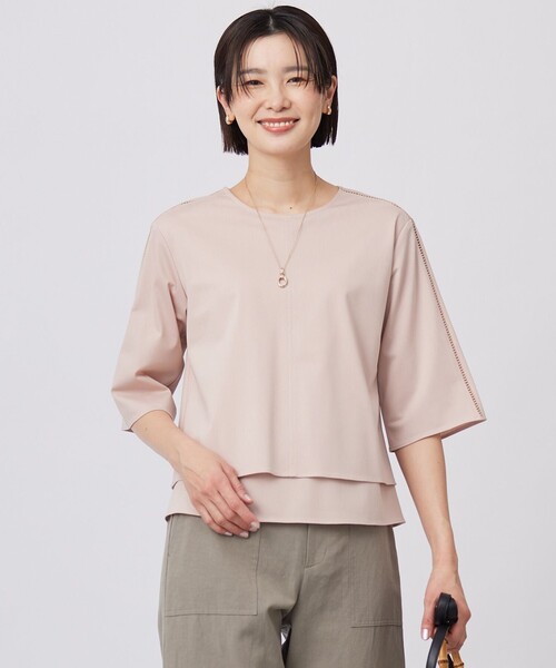 J.PRESS tシャツ 「洗える」トリコットジャージー カットソー