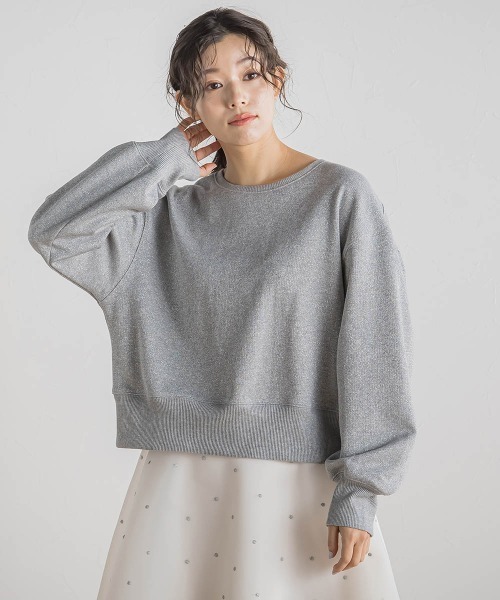 tシャツ グリスター裏毛プルオーバー「洗濯機で洗える」 レディース