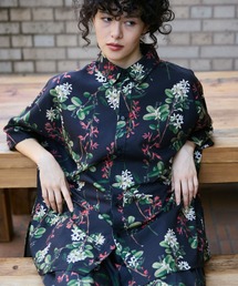【匿名配送】ボタニカルプリント ショートスリーブシャツ BEAUTY&YOUTH UNITED ARROWS（ビューティーアンドユース