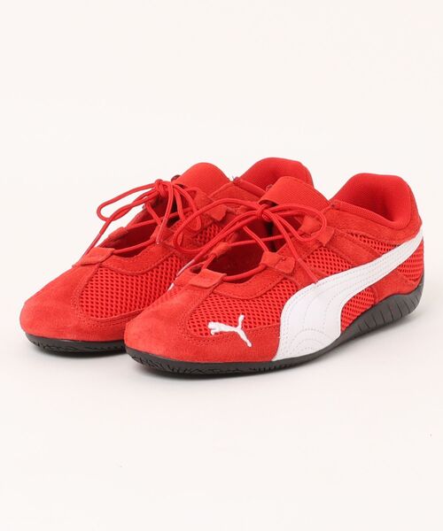 PUMA（プーマ） スニーカー W SPEEDCAT GO 403589 02F.RED/WHITE