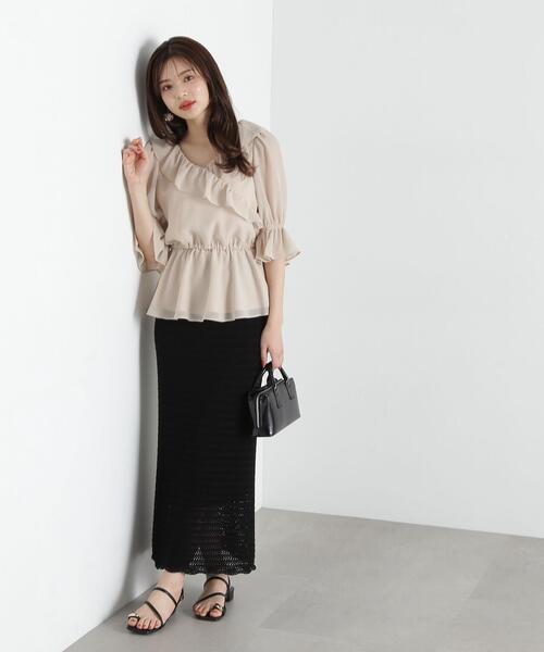 ワンピース クロッシェニットｓｅｔ　ｕｐ / 1215140402 | PROPORTION BODY DRESSING | 08