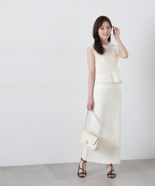 ワンピース クロッシェニットｓｅｔ　ｕｐ / 1215140402 | PROPORTION BODY DRESSING | 16