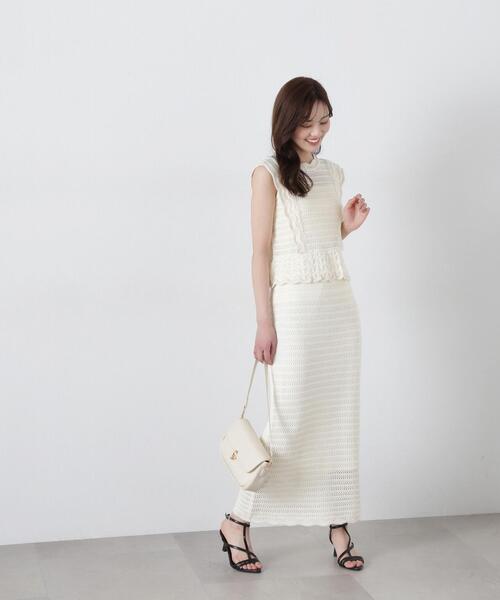 ワンピース クロッシェニットｓｅｔ　ｕｐ / 1215140402 | PROPORTION BODY DRESSING | 17