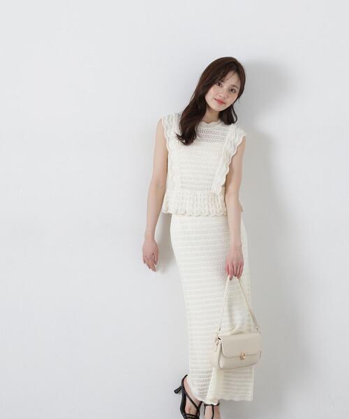 ワンピース クロッシェニットｓｅｔ　ｕｐ / 1215140402 | PROPORTION BODY DRESSING | 18