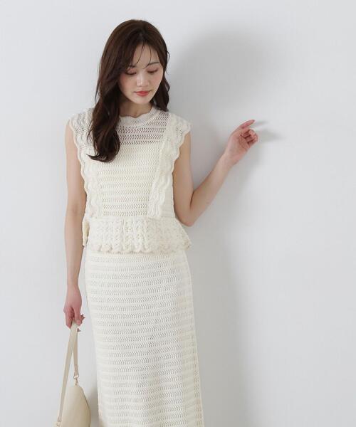 ワンピース クロッシェニットｓｅｔ　ｕｐ / 1215140402 | PROPORTION BODY DRESSING | 19