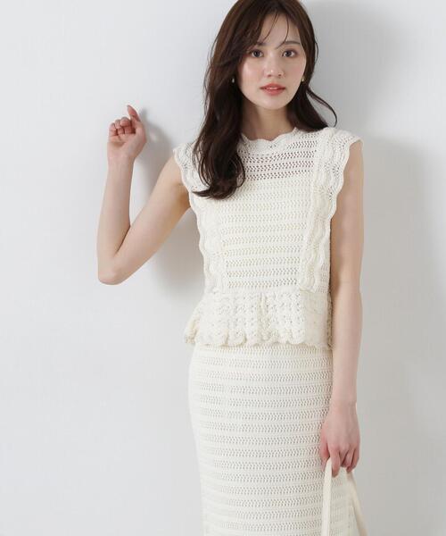 ワンピース クロッシェニットｓｅｔ　ｕｐ / 1215140402 | PROPORTION BODY DRESSING