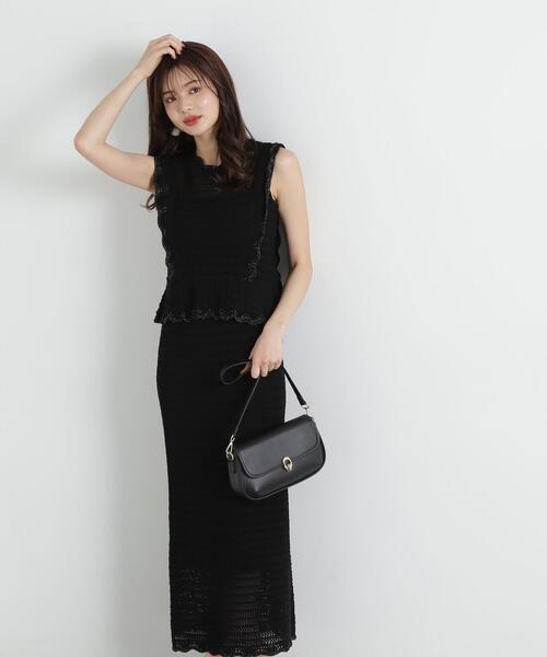 ワンピース クロッシェニットｓｅｔ　ｕｐ / 1215140402 | PROPORTION BODY DRESSING | 02